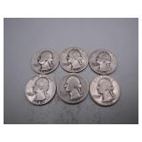 1940-1945 Washington Silver Quarters
