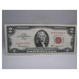 1963 Series Red Seal Two-Dollar Bill