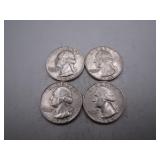 1961-1964 Washington Silver Quarters Set