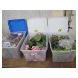 Artificial Flowers and Materials