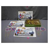 Confederate Flags and Memorabilia Set