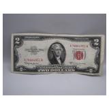 1953 C Series Red Seal Note $2.00 Bill