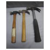 3 Classic Claw Hammers