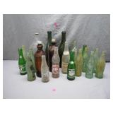 Vintage Glass Beverage Bottles