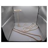 Elegant Pearl Jewelry Lot with 14k Necklace