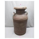 Steel Milk Can With Marked Details