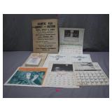 Calendars and Ephemera, 1961-1980s