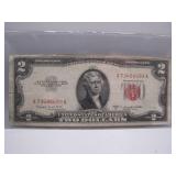 1953-B Series Red Seal $2 Note