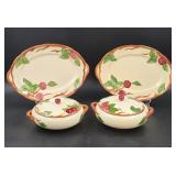 2 Franciscan Apple Covered Vegetables & Platters