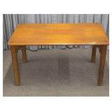 Heart Pine Pegged Dining Table