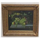 Signed OOC Fruit Still Life