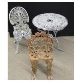 Cast Iron and Aluminum Garden Furniture