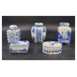 Collection of Blue and White Porcelains