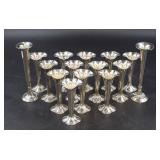 Collection of Silverplate Bud Vases