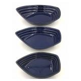 Pottery Boat Serving Set