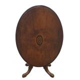 Oval Tilt Top Loo Table