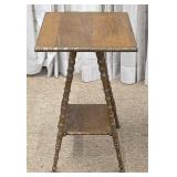 Chestnut Turned Lamp Table