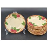 13 Franciscan Apple Dessert Plates