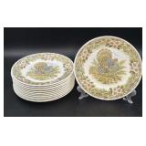 12 Churchill Moyott Turkey Dinner Plates