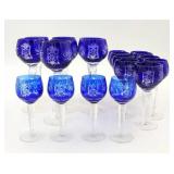 Collection of Matching Cordials, Etc.