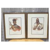 Prints of Seneca & Creek Chief by Greenough