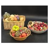 Artificial Fruit Decorations - Mixed Media
