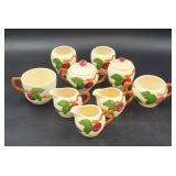 9 Misc. Pieces of Franciscan Apple Incl. Flat Cup