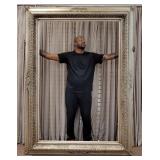 Extremely Large Life-Size Gilt Wood Picture Frame