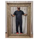 Large Life-Size Gilt Frame w/ Ornate Floral Motif