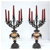 Pair of Neoclassical Style Candelabras