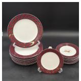 Sasaki Tartan Plaid Dinner and Salad Plates
