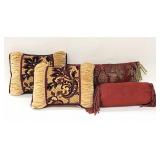 Four Decorative Throw Pillows Ft. Austin Horn