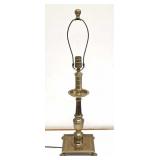 Brass Candlestick Table Lamp by Maitland-Smith