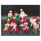 Collection of Annalee Christmas Figures