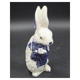 Potting Shed Dedham Pottery Bunny Holding Grapes