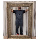 Large Life-Size Gilt Frame w/ Ornate Floral Motif