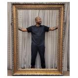 Extremely Large Life-Size Gilt & Silver Leaf Frame