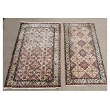 Two Hand-Knotted Bidjar Area Rugs