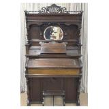 Beautiful Walnut Victorian Organ