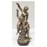 French Art Nouveau Sculpture by Ferville-Suan