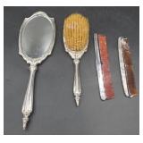 Webster Sterling Four Piece Dresser Set