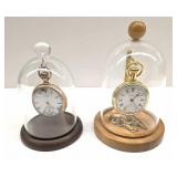 Waltham 14k Open-Faced Pocket Watch & Westclox