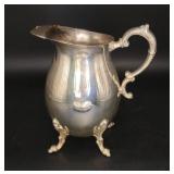 Two Ice Lip Silver Plate Pitchers