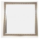 Large Silver Leaf Frame w/ Beveled Mirror
