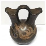 Santa Clara Wedding Vase with Avanyu Serpent