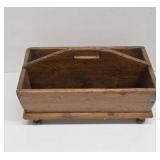 Period Pine Utility Tote with Handle