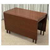Mahogany Chippendale Drop Leaf Table by Norris