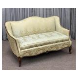 Small Louis XV Mahogany Settee by Hickory Chair