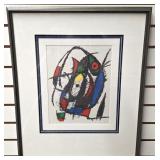 Lithograph "Miro Lithographie II" by Joan Miro