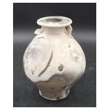 Stoneware Jar with Incised Brushwork